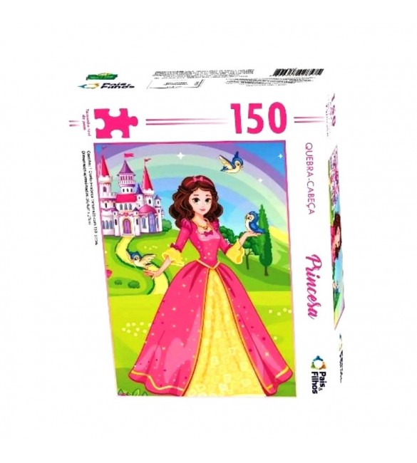 Quebra Cabeça Princesa 150 Peças - Pais e Filhos